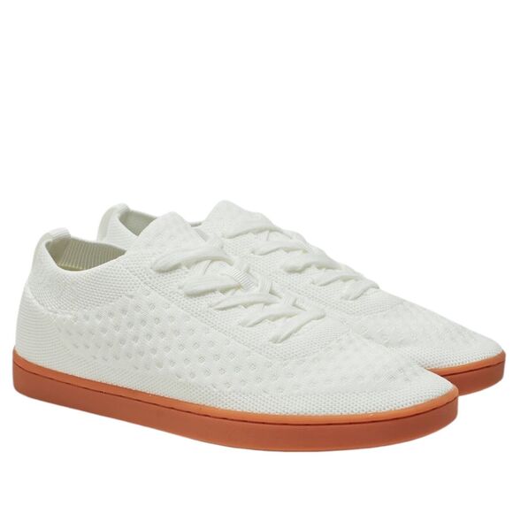 SUAVS Shoes Women 10 Men 8 The Zilker Lace-Up Sneaker Marshmallow - Picture 4 of 6